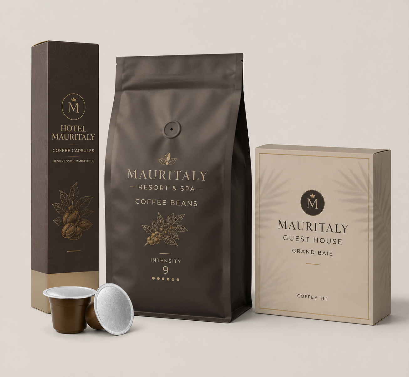 Mauritaly — premium brown & cream